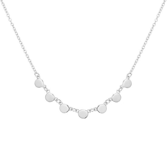 The Fashion Jewelry Collection Ketting Rondjes 1,2 mm 40 - 42 - 44 cm -  Zilver... | bol.com