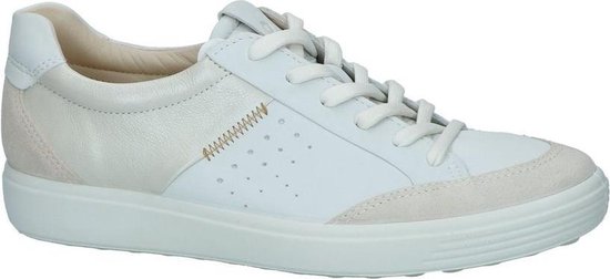 ECCO Soft 7 Dames Sneakers White - Schoenen.nl