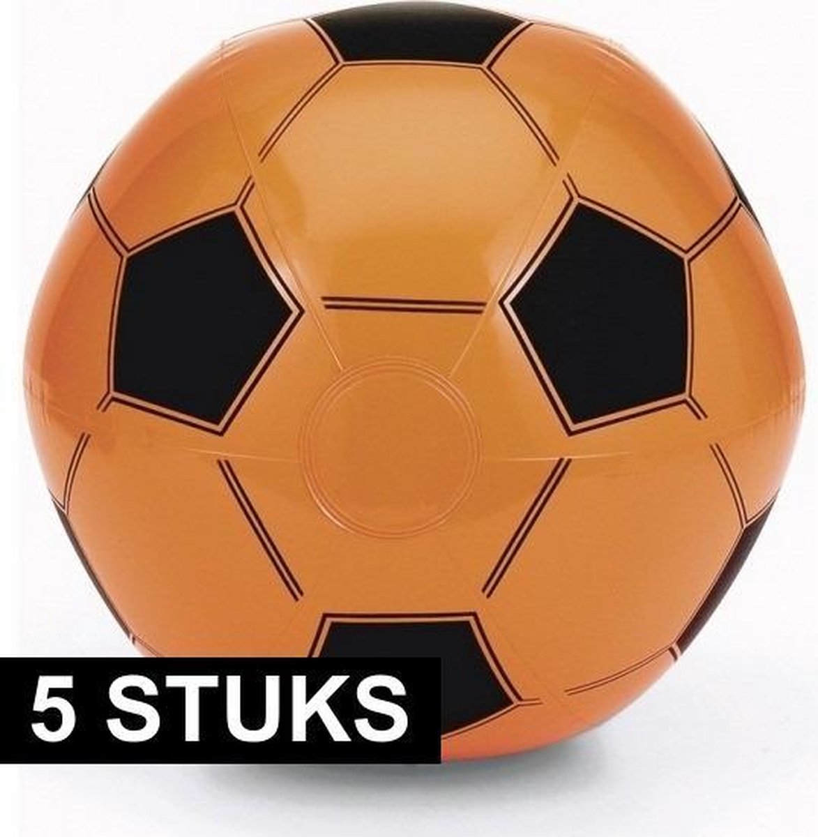 5x-opblaasbare-oranje-voetbal-strandbal-speelgoed-strandballen