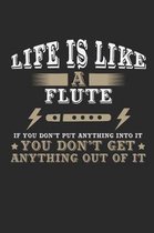 Life Is Like a Flute If You Don't Put Anything Into It You Don't Get Anything Out Of It