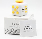 Fidget Cube - Friemelkubus Geel/Wit