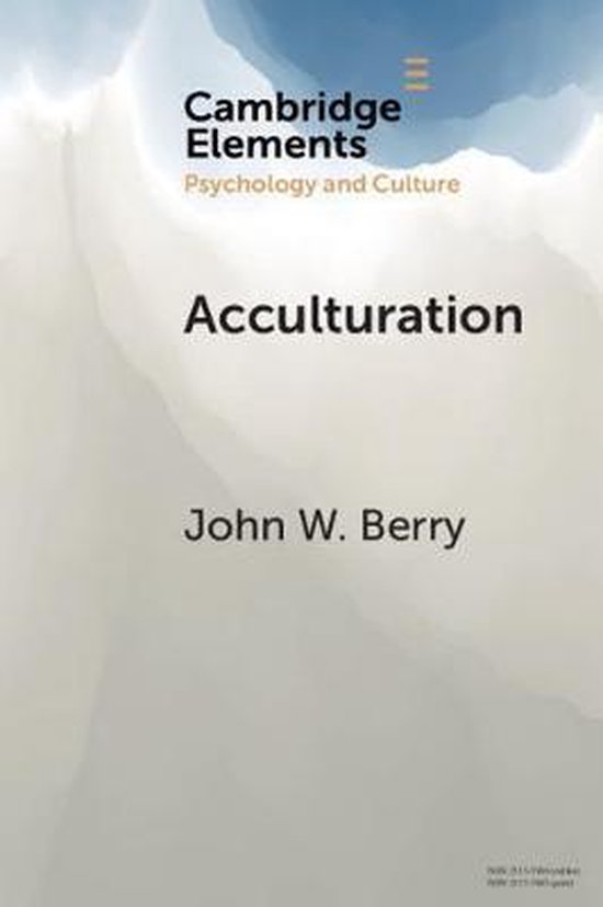 Elements in Psychology and Culture- Acculturation - cover