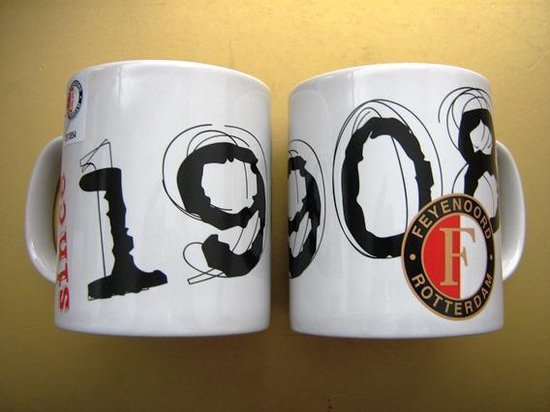 openbaring Snikken Vijf Feyenoord Bekers FEYENOORD MOK WIT 1908 | bol.com