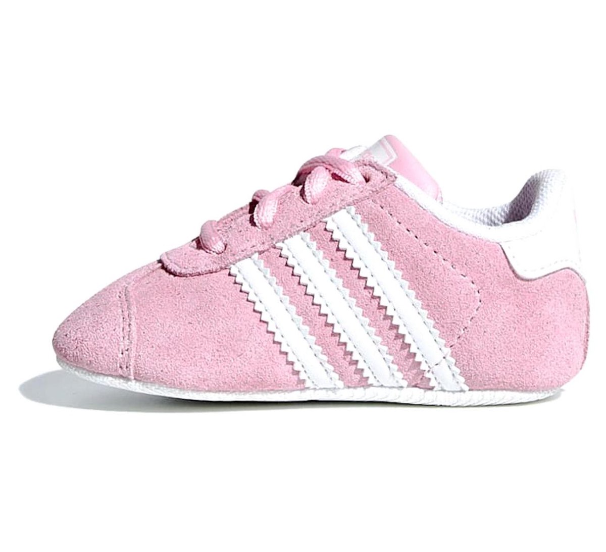 adidas Gazelle Crib Sneakers - Maat 21 - Meisjes - roze/wit | bol.com