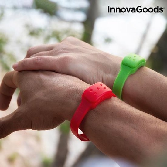 Bracelet Anti-Moustique InnovaGoods avec Citronnelle - Vert | bol.com