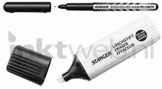 Stanger CD / DVD Marker zwart