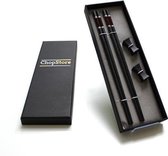 ChopStore - Iburi Dark Red chopsticks in luxe cadeauverpakking
