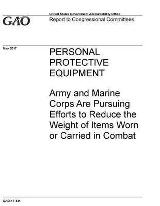 Personal Protective Equipment, U S Government Accountability Offi Gao