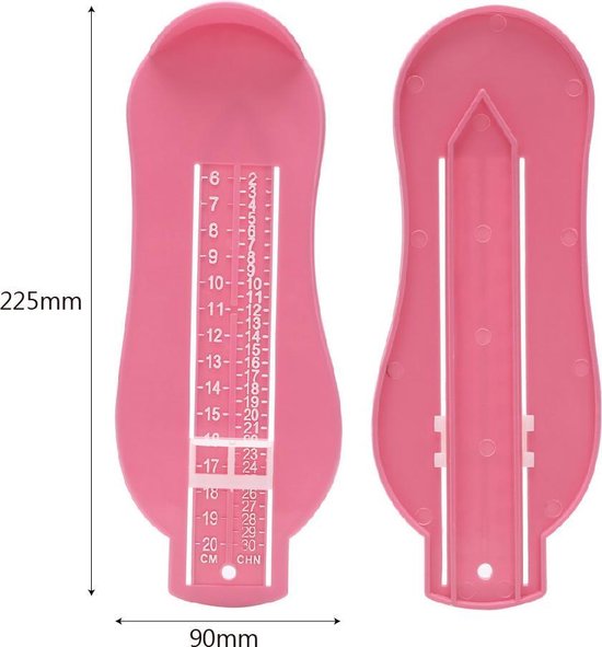 Voetmeter - Roze | bol.com