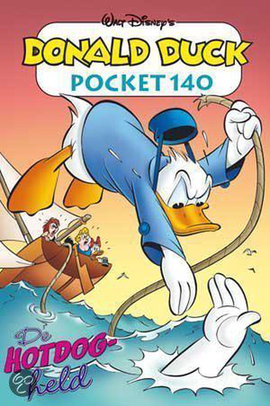 Cover van het boek 'Donald Duck Pocket / 140 De hotdogheld' van Walt Disney Studio’s