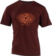 Wolf Camper Square t-shirt bordeaux