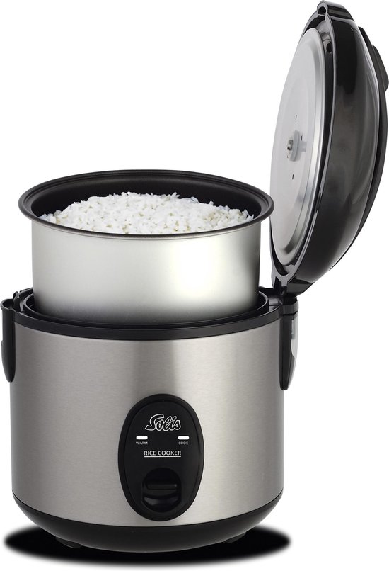 Solis Compact Rice Cooker 821 Rijst Koker - Rice Cooker - 4 Porties - Zilver