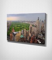 Central Park NYC Canvas - 100 x 70 cm - Steden - Schilderij - Canvas - Slaapkamer - Wanddecoratie  - Slaapkamer - Foto op canvas