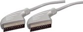Valueline SCART 03SLC SCART-kabel 1,5 m SCART (21-pin) Zilver