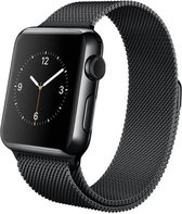 Milanees Bandje met Magneetsluiting voor Apple Watch - KELERINO. - Zwart - 42mm / 44mm