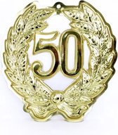 jubileumkrans - 50 - goudkleurig