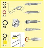 Kärcher Set reserve-O-ringen 2.640-729.0 Geschikt voor merk (hogedrukreinigers) Kärcher
