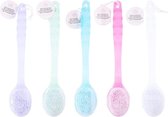 Gekleurde badborstel / massageborstel 35 cm - willekeurige kleur - doucheborstels