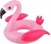 Opblaasbare flamingo zwemband/zwemring 61 cm - speelgoed - flamingo 3D zwembanden voor kinderen