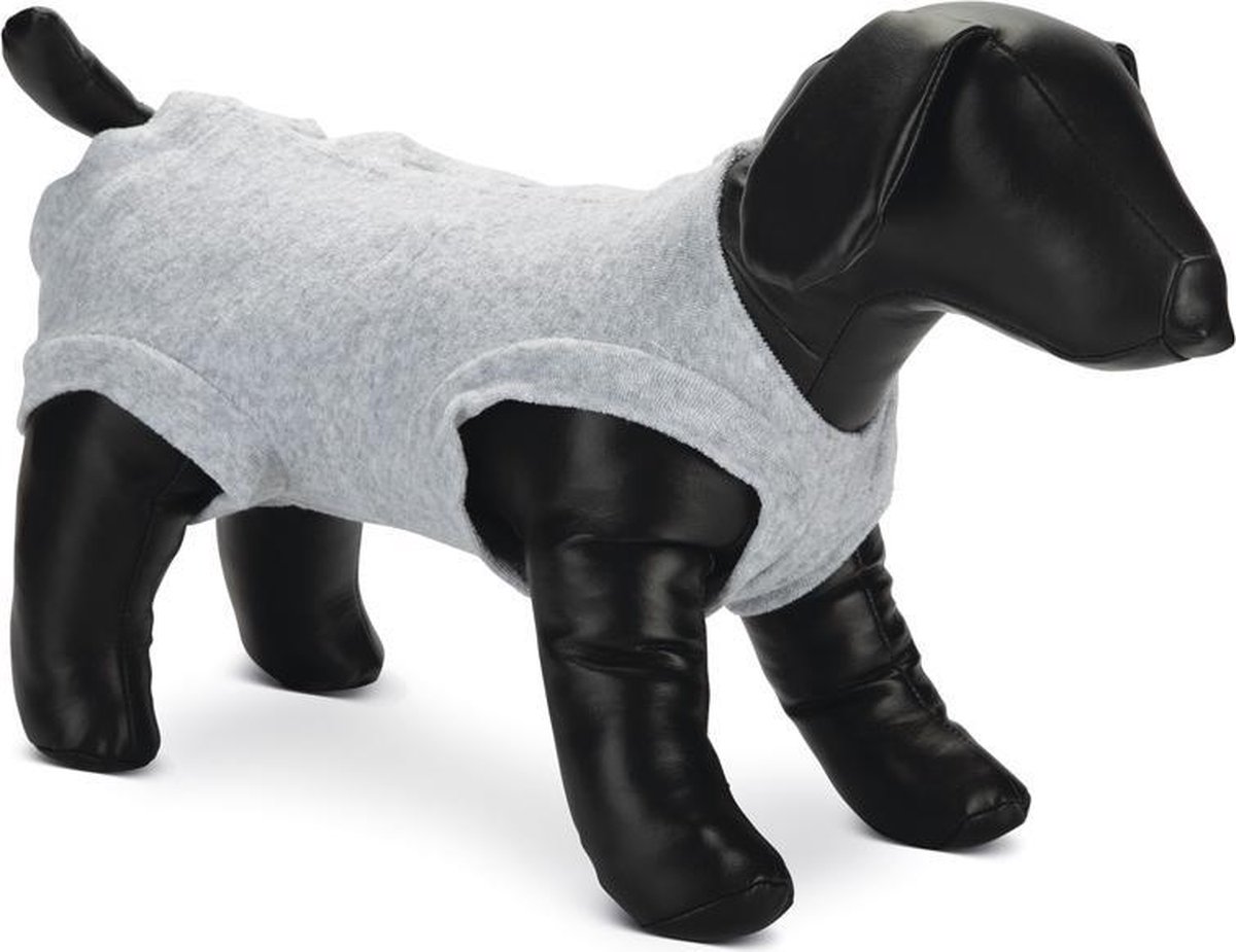 Beeztees Bescherm Bodysuit - Hond - Grijs - 32x44 cm