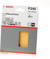 Bosch - 10-delige schuurbladset 115 x 107 mm, 240