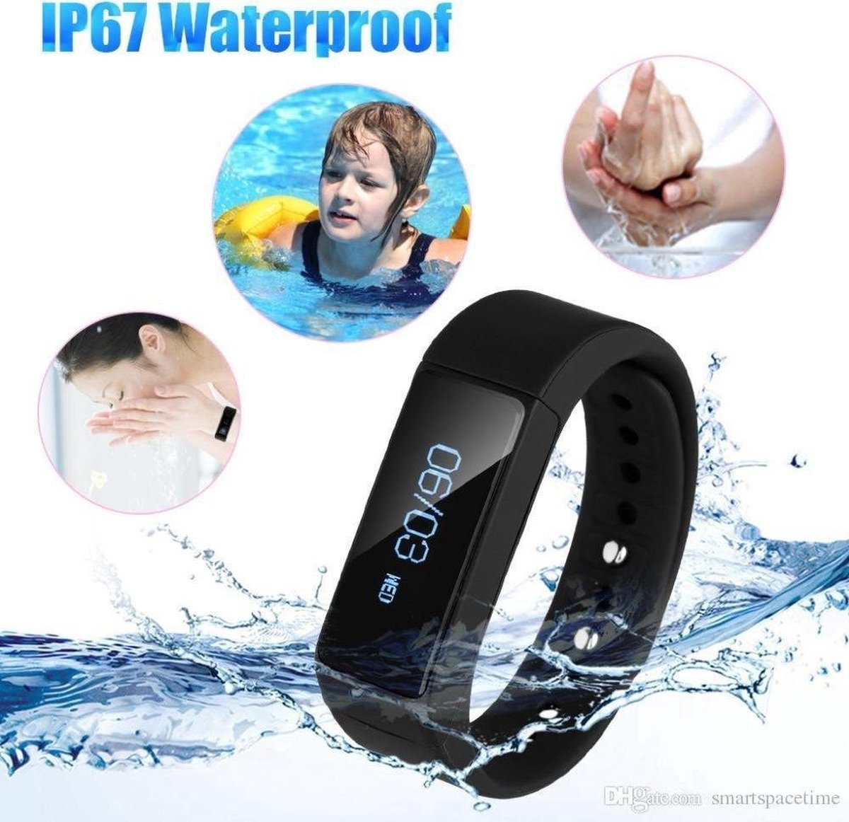 Activity tracker SW5 Plus met Stappenteller Calorieteller Pols 13