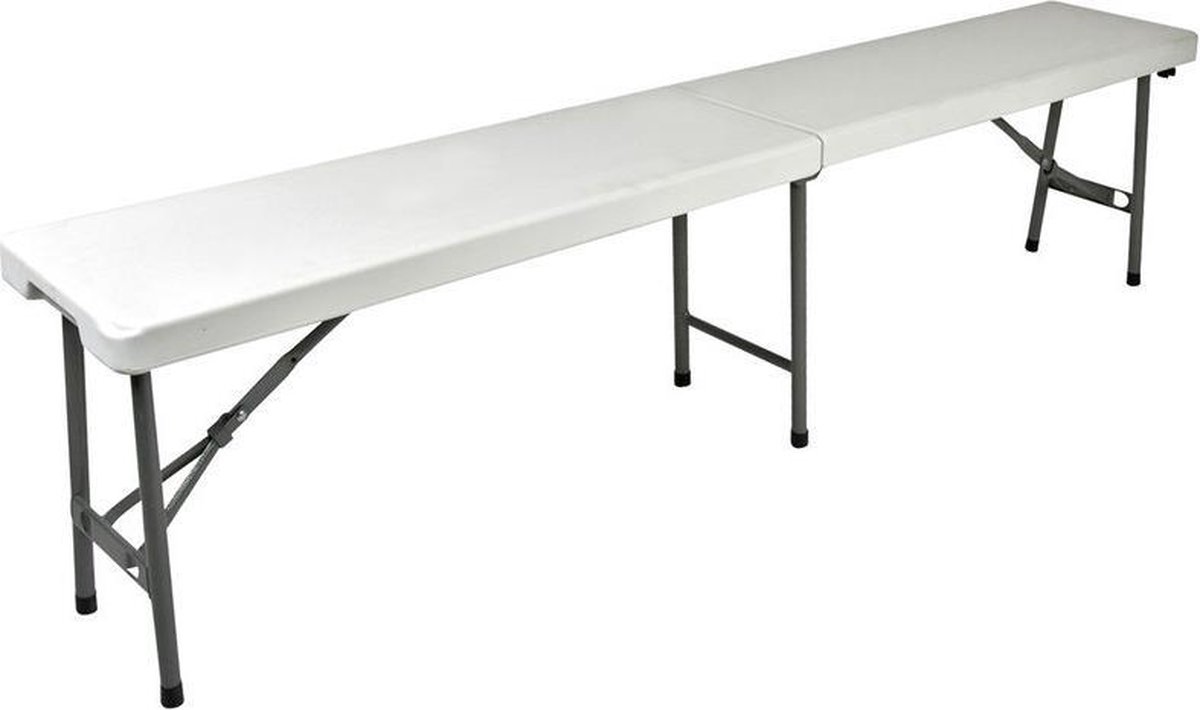 ERRO Tuinbank inklapbaar - Picknickbank - 180cm - wit
