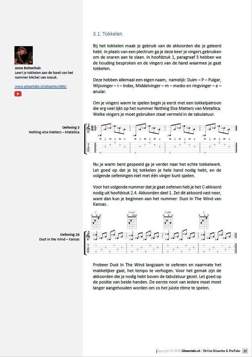 compleet Prelude nerveus worden Gitaar boek voor beginners - Leer stap voor stap gitaar spelen - inclusief  Online... | bol.com