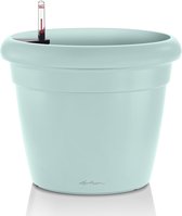 LECHUZA RUSTICO Color 35 - Plantenbak - met bewateringssysteem - ALL-IN-ONE - frosty blue - SPECIAL EDITION SUMMER BREEZE -