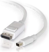 C2G 2m, Mini DisplayPort - DisplayPort Blanc