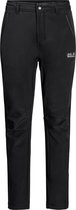 Jack Wolfskin Zenon Softshell Heren Outdoorbroek - Black - Maat 56