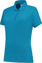 Tricorp  Poloshirt Slim Fit Dames 201006 Turquoise  - Maat L