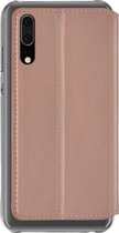 Azuri booklet transparant backcover & magnetische sluiting - roze - Huawei P20