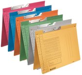 Leitz hangmappenset, A4-formaat, volledig bedrukt met aangehechte tussenvellen, kleur groen, 250 grams papier.