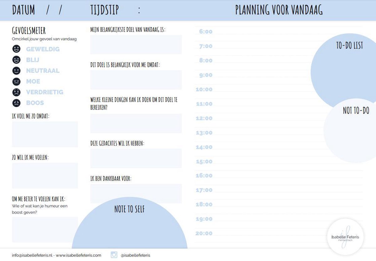 Mindset Planner