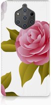 Nokia 9 PureView Uniek Standcase Hoesje Roses