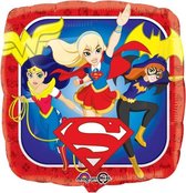 DC Super Hero Girls™ aluminium comic book ballon - Feestdecoratievoorwerp