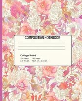 Composition Notebook - College Ruled 100 Sheets 200 Pages 7.5 x 9.25 - 19.05 cm x 23.50 cm