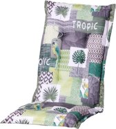 4 stuks! Kussen hoog 50x123 Tropic green
