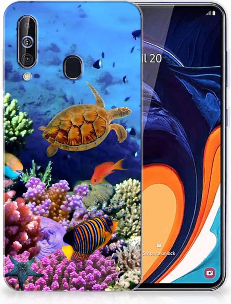Samsung Galaxy A60 TPU Hoesje Vissen