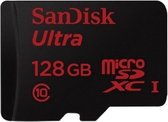 Sandisk Ultra Micro SD kaart 128GB met adapter