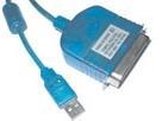 Microconnect USB/Cen36 2m M - M parallelle kabel 1,8 m Blauw