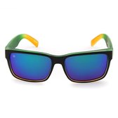 MR JOHNSON Black Green/Ice Blue Mirror Polarized