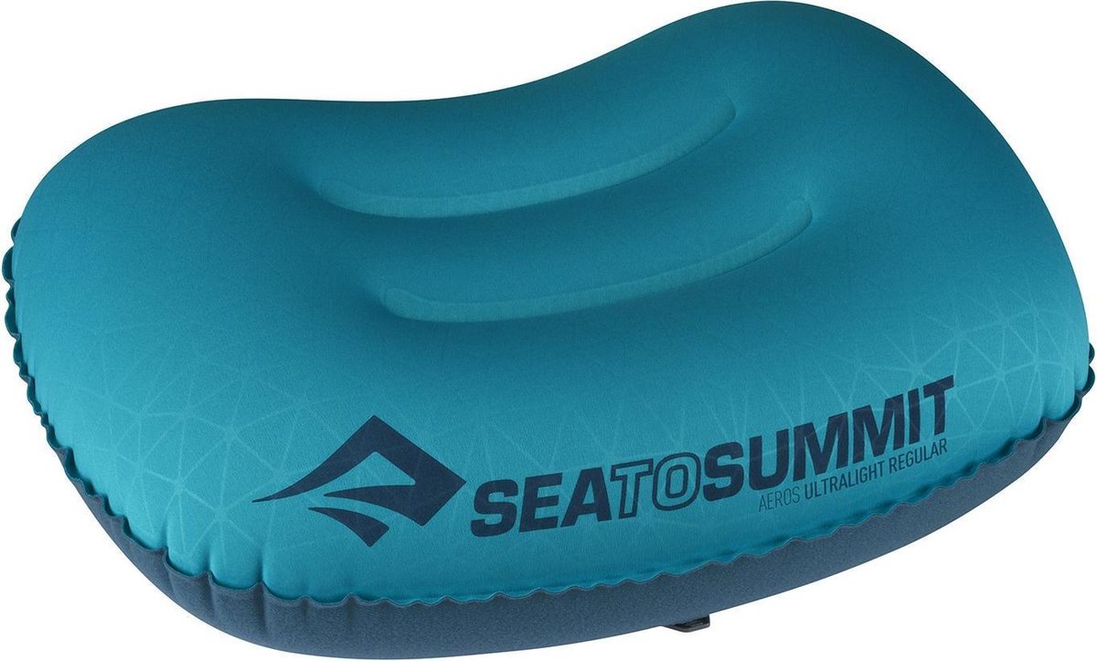Sea To Summit Aeros Ultralight Opblaasbaar Hoofdkussen Large Aqua