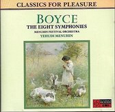 1-CD BOYCE - THE EIGHT SYMPHONIES - MENUHIN FESTIVAL ORCHESTRA / YEHUDI MENUHIN