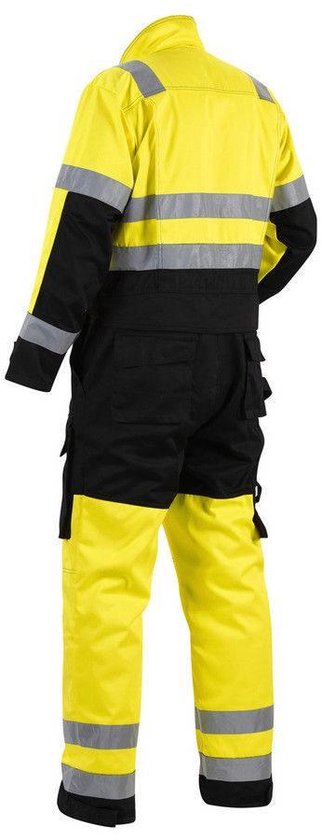 Blåkläder 6373-1804 dans l'ensemble haute visibilité jaune / Zwart taille 48