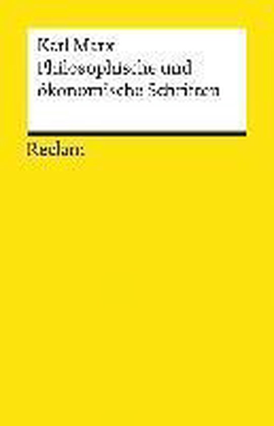 Philosophische und ökonomische Schriften