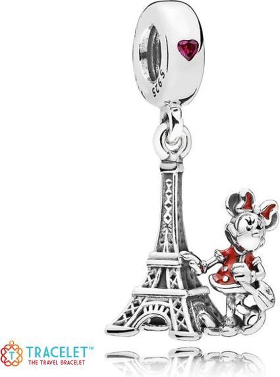 Zilveren Bedels Disney | Bedel Minnie | Eiffeltoren | 925 Sterling Zilver |  Bedels... | bol.com