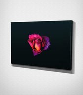 Multicolored Flower Canvas - 30 x 40 cm - Bloemen - Schilderij - Canvas - Slaapkamer - Wanddecoratie  - Slaapkamer - Foto op canvas