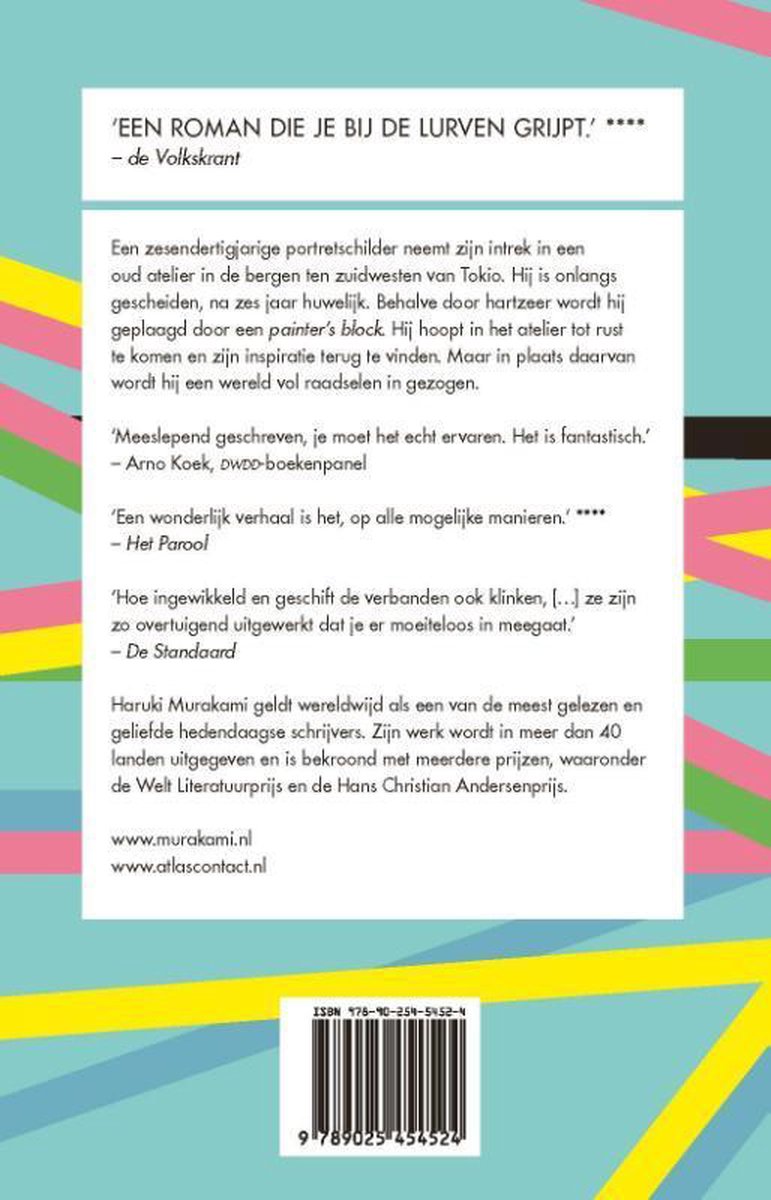 De moord op Commendatore 1 - De Idea verschijnt - back cover
